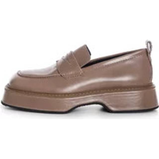 Ami Paris, Loafers, male, Brown, 9 UK, Stylish Shoes for Every Occasion