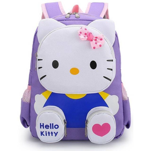 Kids Hello Kitty Cat Backpack Rucksack School Student Handbag Travel Bag Gift AU