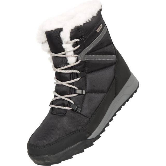 Mountain Warehouse Womens Leisure II Snow Boots - Jet Black/white - uk7