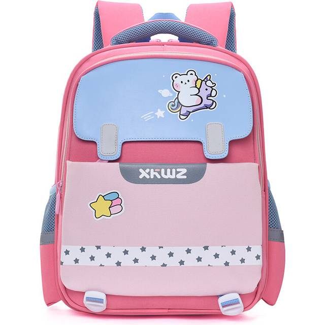 (Pink) And Durable Roomy Kids Backpack With Comfortable Shoulder Straps For School