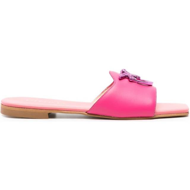 PINKO - Marli 01 leather slides - women - Leather - 39