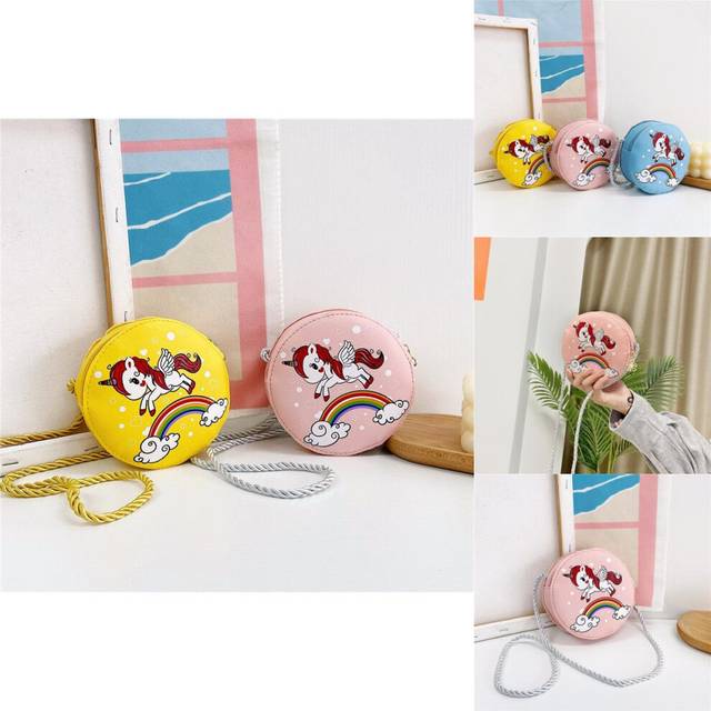 Fun Animal Colorful Print Childrens Crossbody Bag For Daily Use