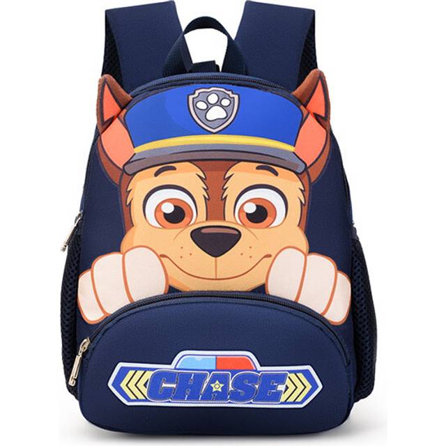 (Navy Dog) Patrol Toy Paw Story Backpack Large Capacity School Bag Cartoon Storage Books