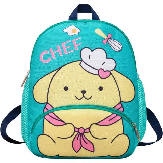 (Green Pompompurin) And Practical Stylish Cartoon Backpack For Boys And Girls Perfect For School Use