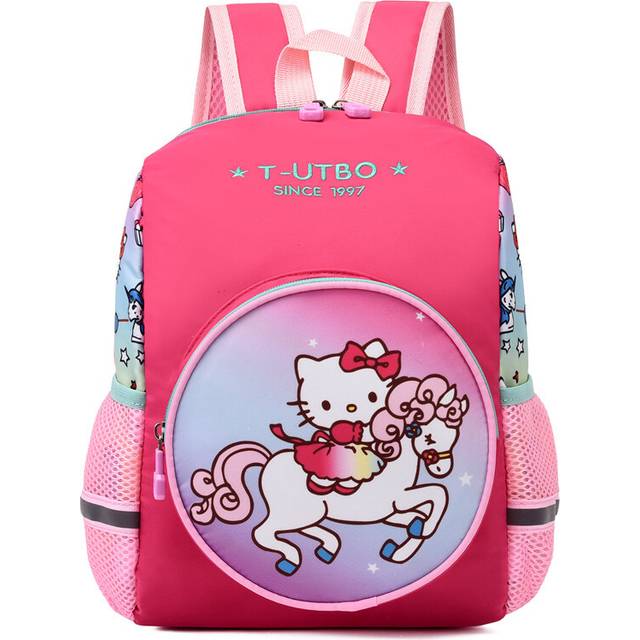 (Rose RedKT) Cute Backpack Cartoon For Kids Bright Blue Durable And Stylish