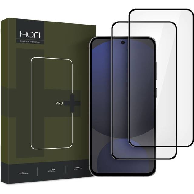 Samsung Galaxy S24 FE Hofi Premium Pro+ Härdat Glas Skärmskydd - 9H - 2 St. - Svart Kant