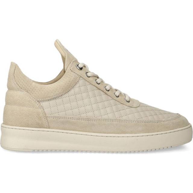 Filling Pieces - quilted sneakers - men - Fabric/Leather/Rubber/Suede - 46 - Neutrals