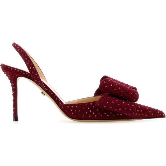 MACH & MACH - 85mm suede pumps - women - Suede - 36 - Red