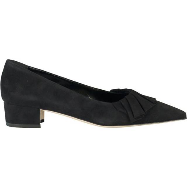 Manolo Blahnik - 30mm Newton pumps - women - Suede - 37 - Black