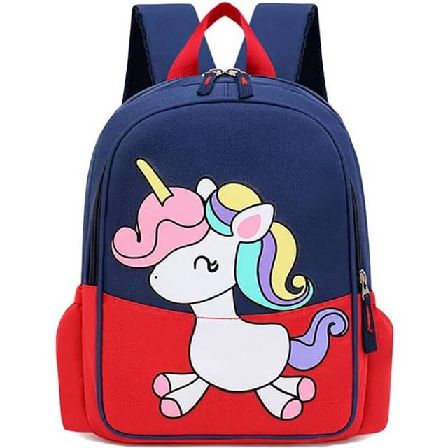 (Red) Toddler Backpack Waterproof Cute Cool Small Preschool Backpack Cartoon Bag for 2-3 Years Boys Girls