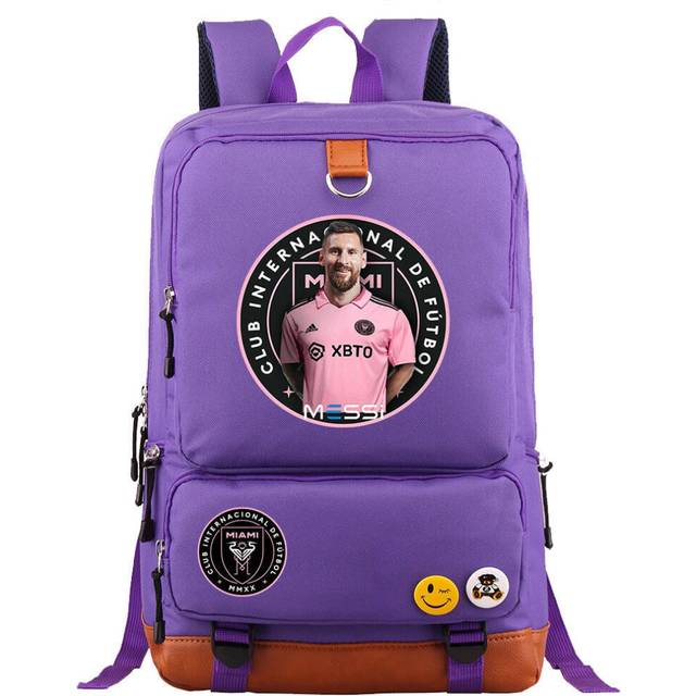Football Printed Teenagers Schoolbags Boys and Girls Backpacks-as the picture-44CMX29CMX14CM