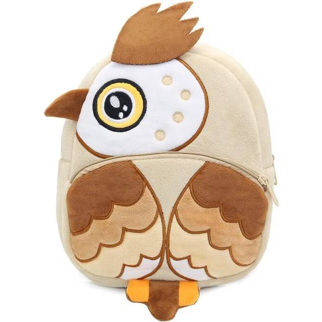 (Owl) Cute Animal Cartoon Backpack School Bag for Toddler Children Boys Girls 3-6 Years Old