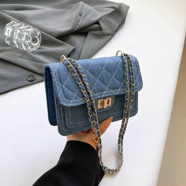 (Dark Blue) Contemporary Trendy Crossbody Bag Black And Blue Color Options For Stylish Summer Looks