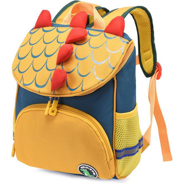 (Yellow) School Bag for Girls, Kids Backpack with Chest Strap Children's Backpack Toddlers Rucksack Kindergarten Preschool Bookbag