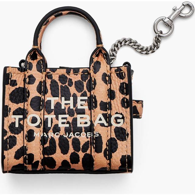 Marc Jacobs The Nano Tote Bag Leather Charm - Black