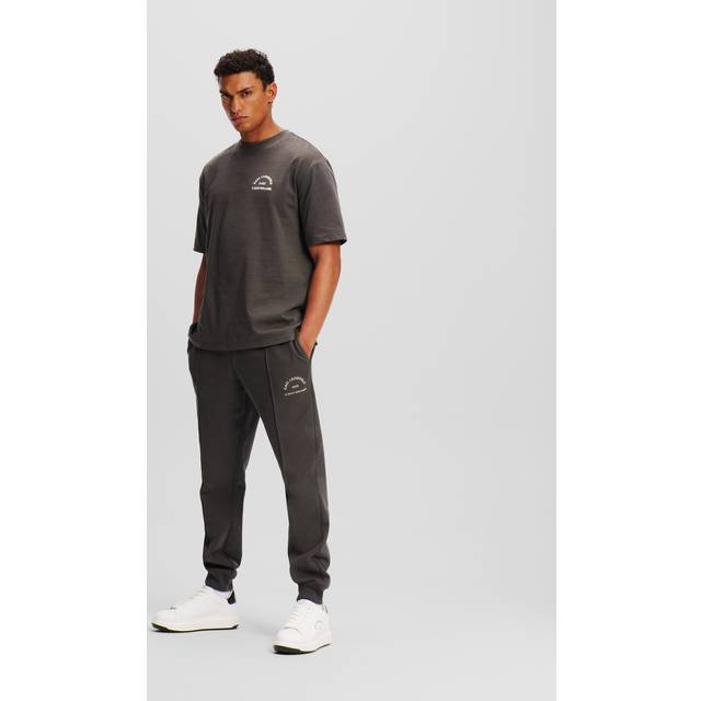 Karl Lagerfeld, Rue St-guillaume Sweatpants, Man, Asphalt, Size: XS