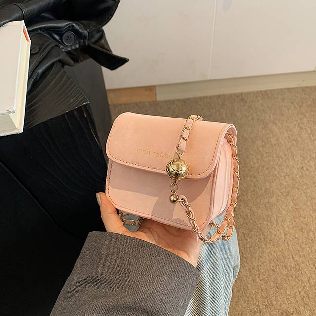 (Pink) Mini Unique Soft Shoulder Bag For Women With Single Strap Design Stylishly Crafted In Pu Material Available In Multiple Colors