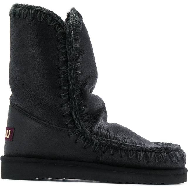 Mou - 24cm Black Eskimo Boots 38