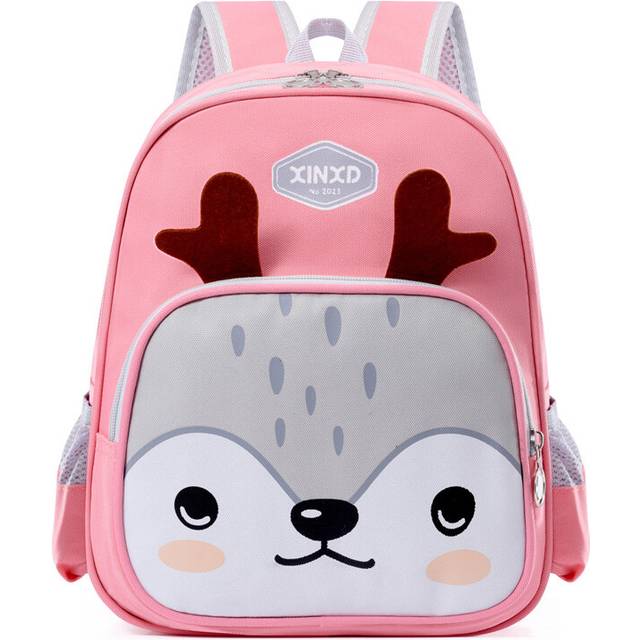 (Watermelon Pink) Functional Fun And Large Capacity Kids Backpack With Breathable Oxford Fabric For School And Play