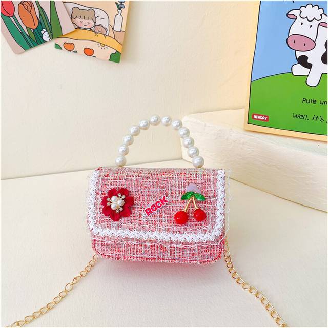 (Style One Red) Stylish Mini Crossbody Bag For Girls Available In Multiple Cute Colors And Patterns