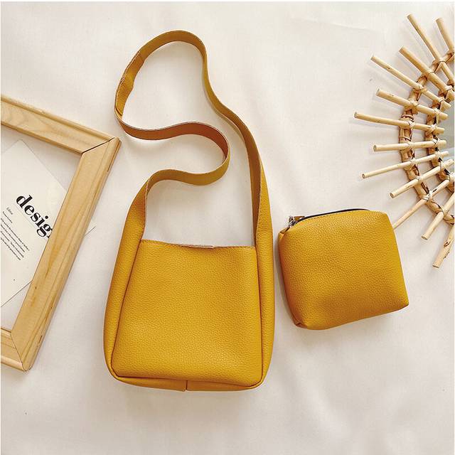 (Yellow) And Functional Stylish Kids Backpack Chic Single Strap Handbag For Girls In Vibrant Colors