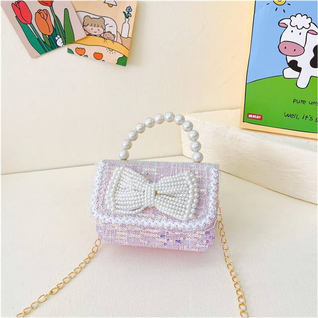 (Style Two Pink) Stylish Mini Crossbody Bag For Girls Available In Multiple Cute Colors And Patterns