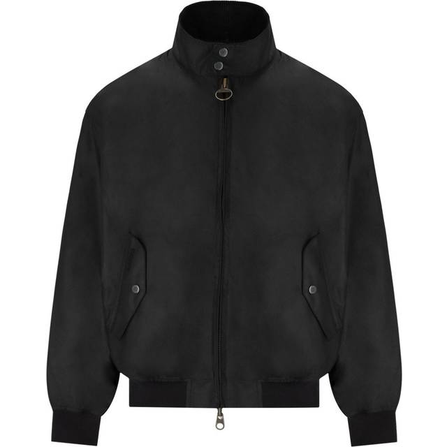 BARBOUR X BARACUTA WAXED BLACK JACKET