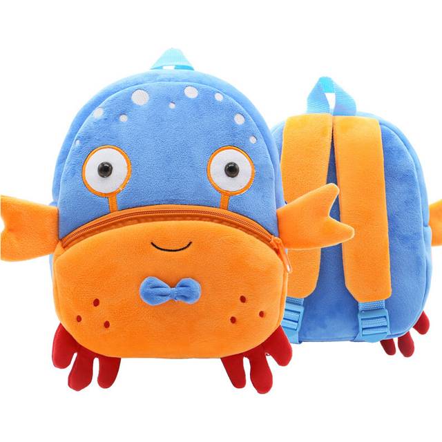 (crab) Cute Animal Cartoon Backpack School Bag, for Toddler Children Boys Girls, 3-6 Years Old, Best Gift for Kids, Children, Unisex (Unicorn)