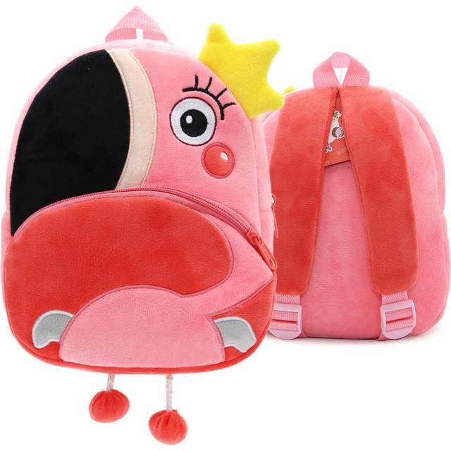 (flamingo) Cute Animal Cartoon Backpack School Bag, for Toddler Children Boys Girls, 3-6 Years Old, Best Gift for Kids, Children, Unisex (Unicorn)