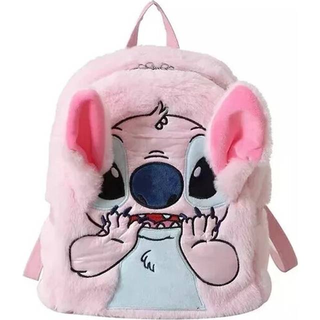 (Pink) Stitch Backpack Kids Boys Girl School Bag Travel Shoulder Rucksack Blue Pink