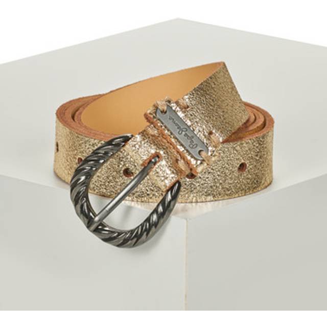 Pepe jeans  Belt HALSEYMET BELT  - EU L - Gold - EU L