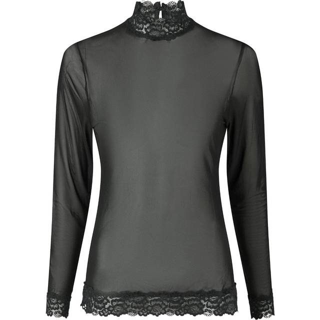 Elegant Mesh Lace Blouse