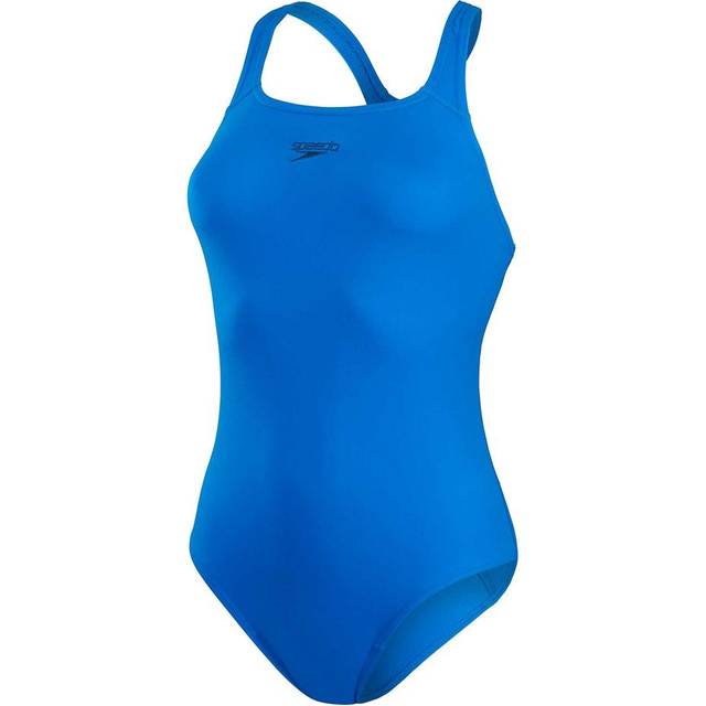 Speedo Dam Eco Endurance+ Medalist Baddräkt | Atletisk passform | Klassisk design | Återvunnet tyg | Klorbeständig | Extra flexibilitet, Svart, 28