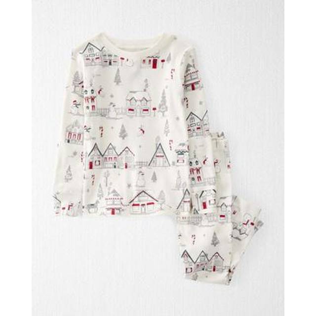 little planet by carter's Baby 2-Piece Pajamas Made with Organic Cotton  Houses