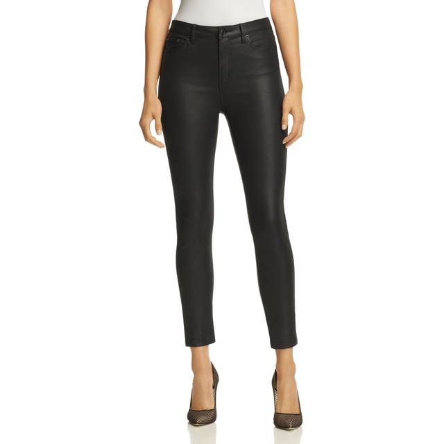 THE KOOPLES Faux Leather Jeans, Black