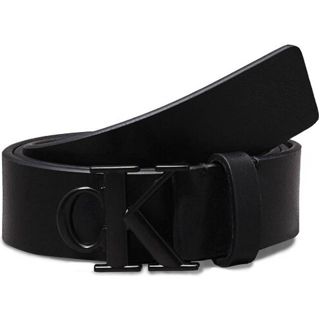 Calvin Klein Jeans  Belt ROUND MONO PLAQUE LTHRBELT 35MM  - 95 - Black - 95