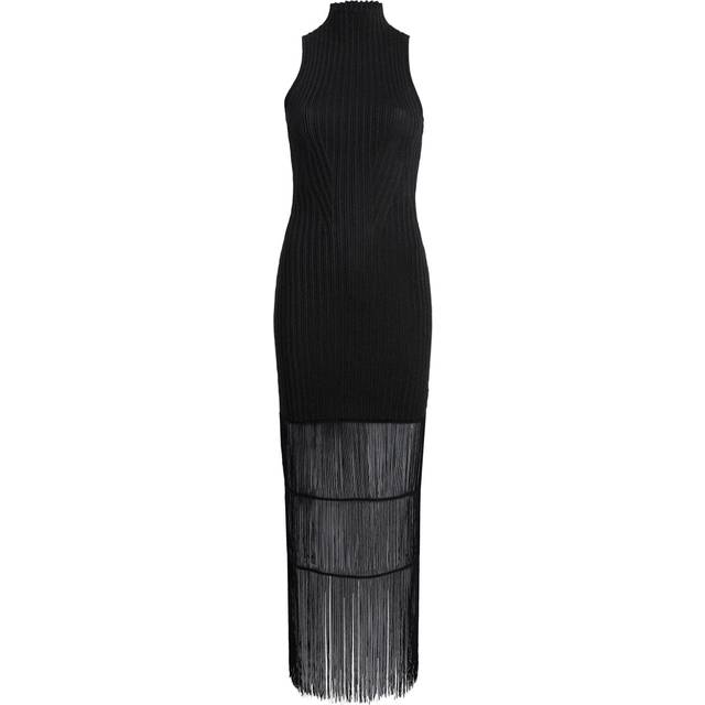 KHAITE - The Zara halterneck maxi dress - women - Elastane/Polyamide/Viscose - XL - Black