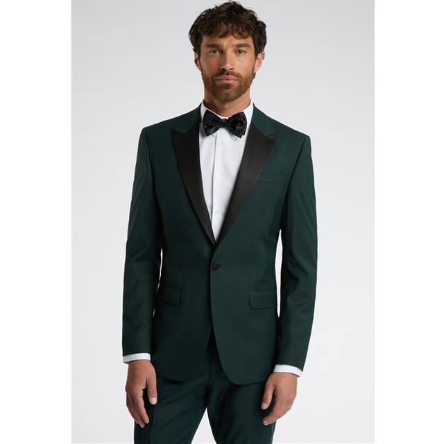 Alexandre Tailored Fit Green Tuxedo Men's Suit Jacket - 42R