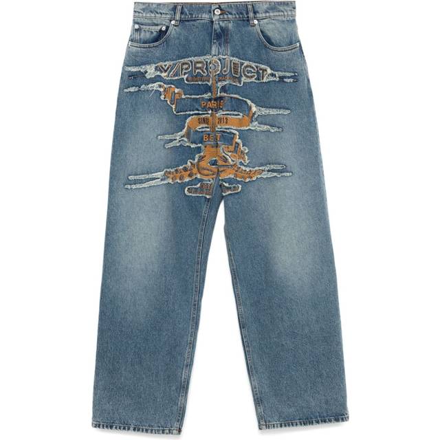 Y/Project - Evergreen Paris' Best jeans - unisex - Organic Cotton - 31 - Blue