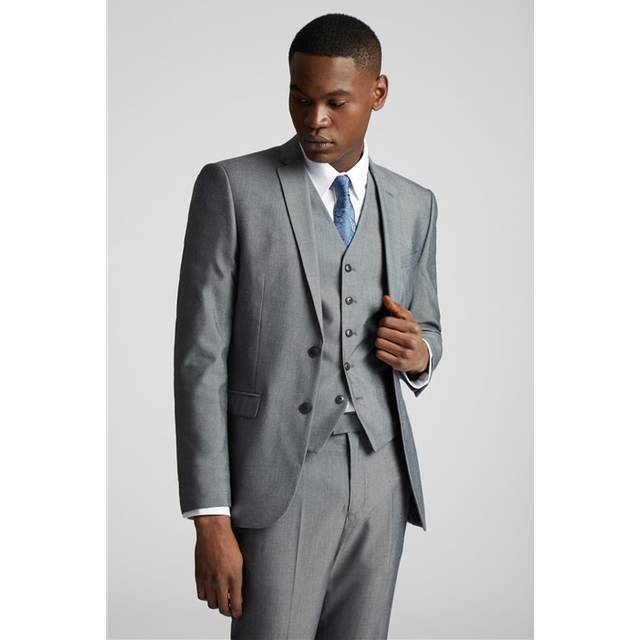 Slim Fit Jacket - Grey - 48R