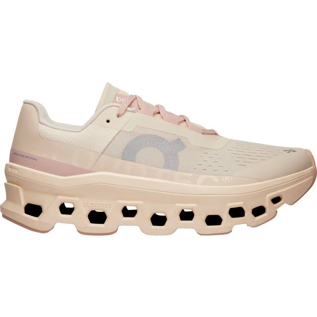 On Cloudmonster Trainers Shoe in Moon/Fawn, Size: US 6