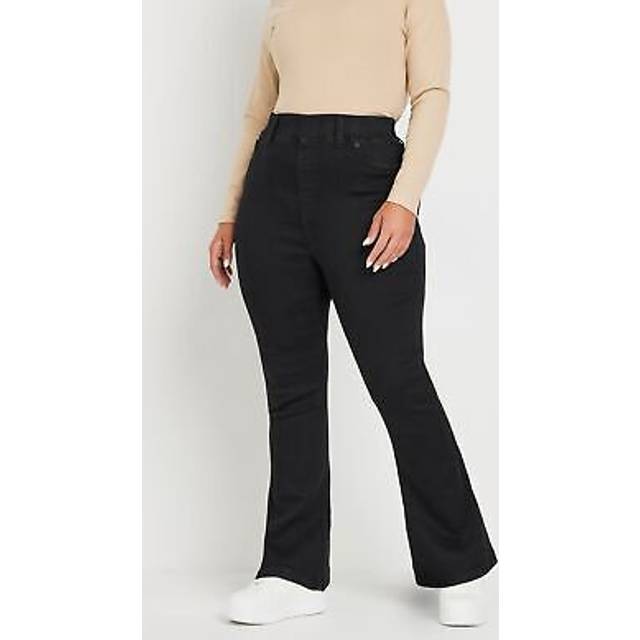 Yours Curve Black Bootcut Jeggings, Women's Curve & Plus Size, Yours - 28
