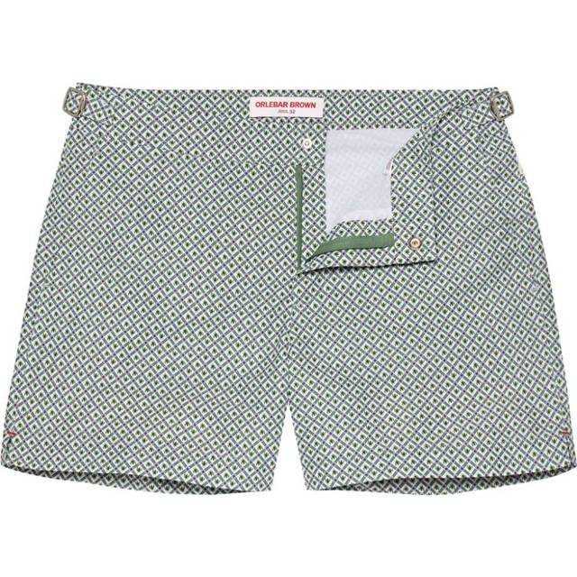 Orlebar Brown - Setter Scara-print swim shorts - men - Recycled Polyester - 31 - Green