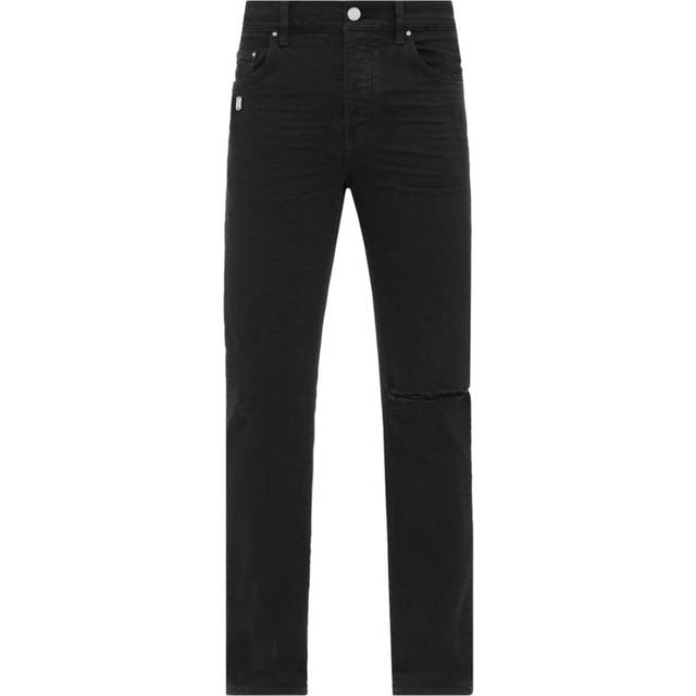 AMIRI - Slash jeans - men - Cotton/Elastane - 36 - Black