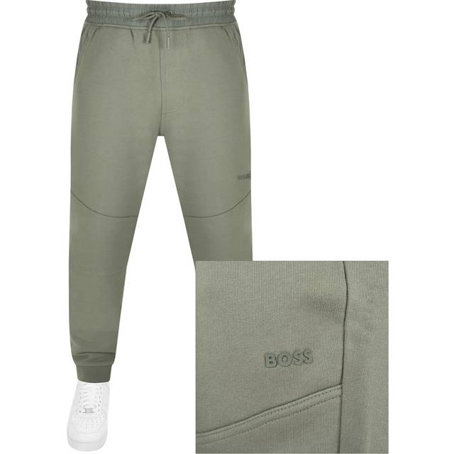 BOSS Setwill Nylon Joggers Grey