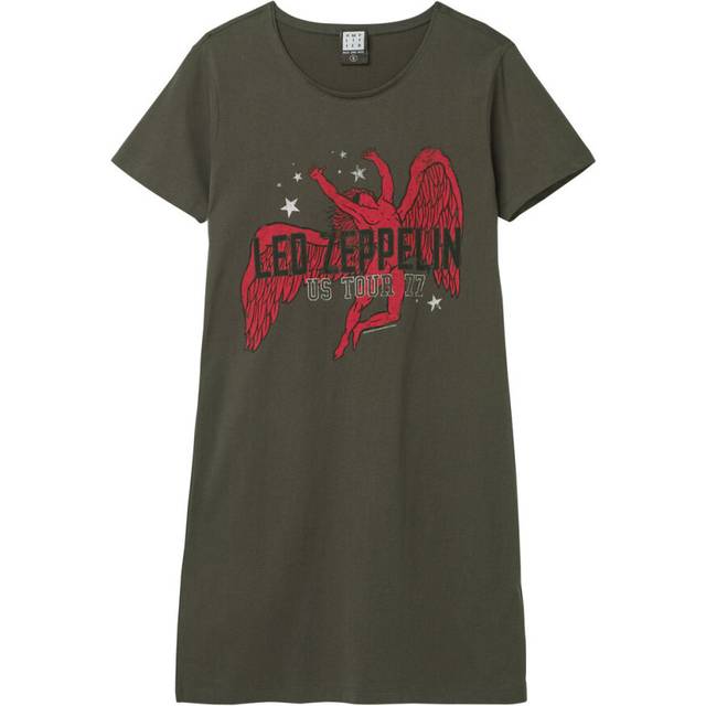 Amplified womens/ladies icarus led zeppelin t-shirt dress gd478