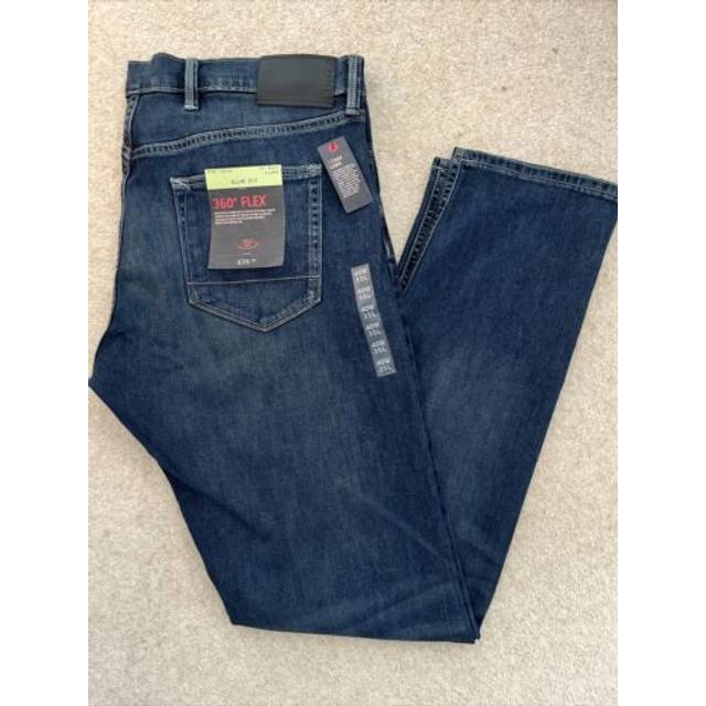 Marks & spencer mens 360 flex slim fit stretch blue jeans waist 40” leg 35”