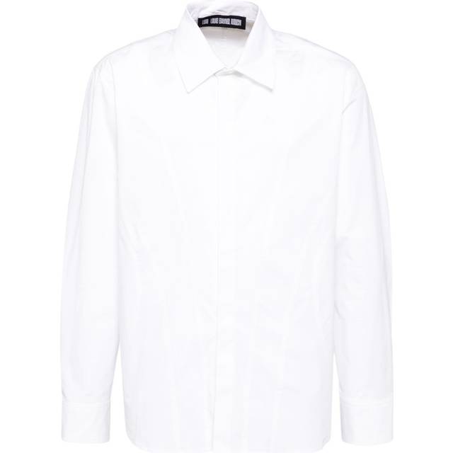 LGN LOUIS GABRIEL NOUCHI - corset details shirt - men - Cotton/Elastane - L - White