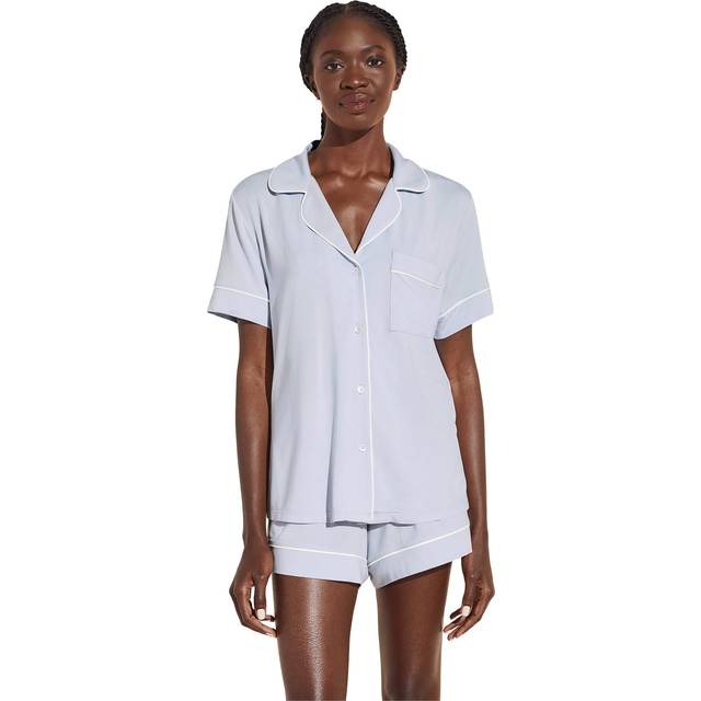 Gisele Shortie Pajama Set - ICE BLUE - X-Small