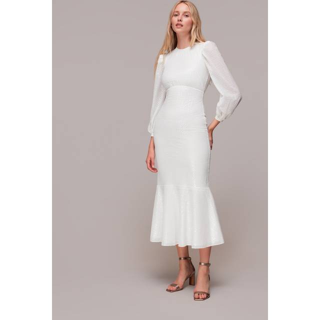 Whistles Loretta Sequin-embellished Wedding Dress - IVORY/MULTI